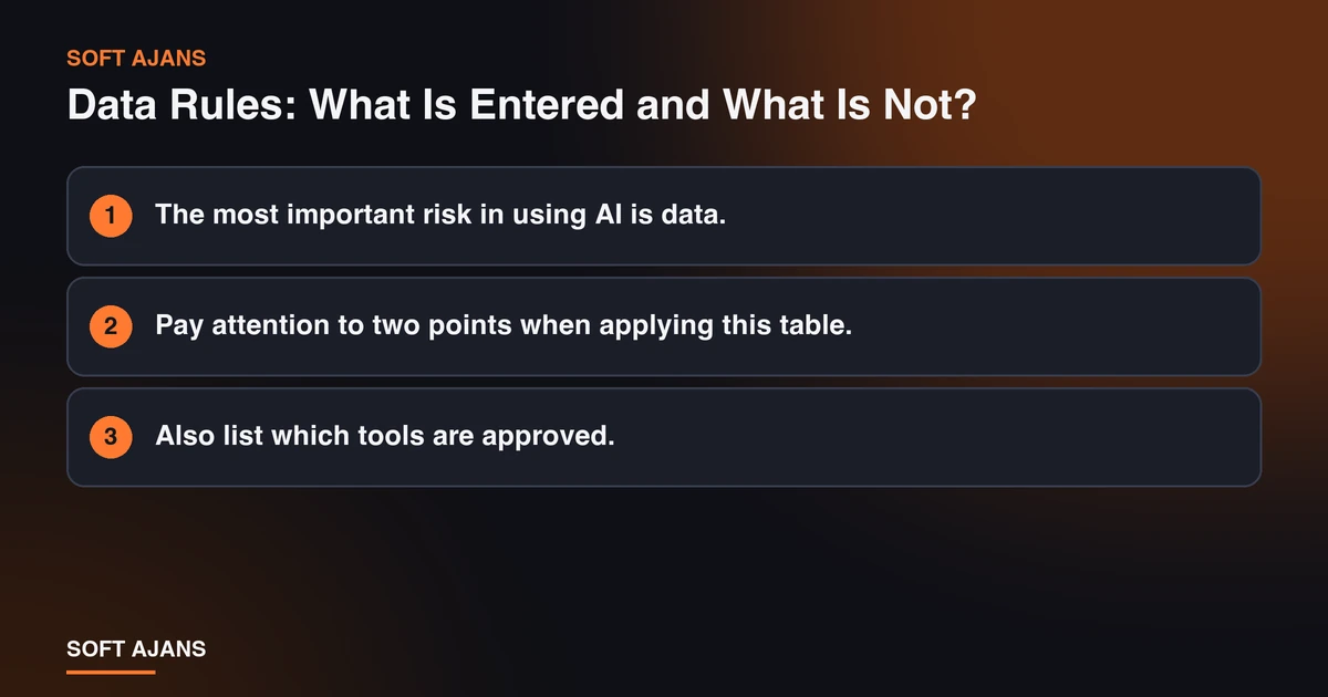 Data Rules: What Is Entered and What Is Not?