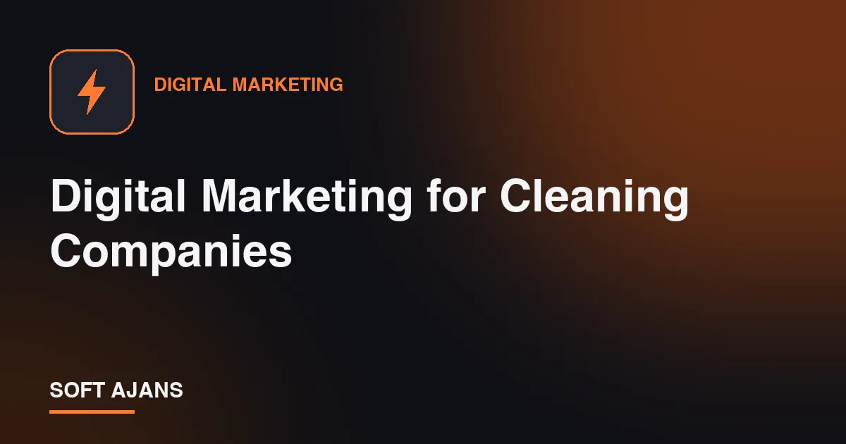 Digital Marketing for Cleaning Companies