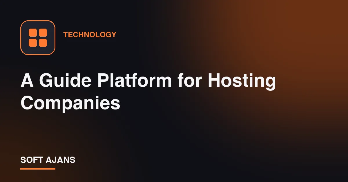A Guide Platform for Hosting Companies