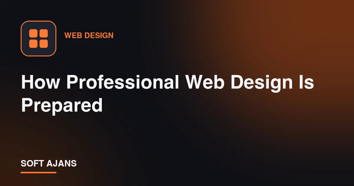 How Professional Web Design Is Prepared