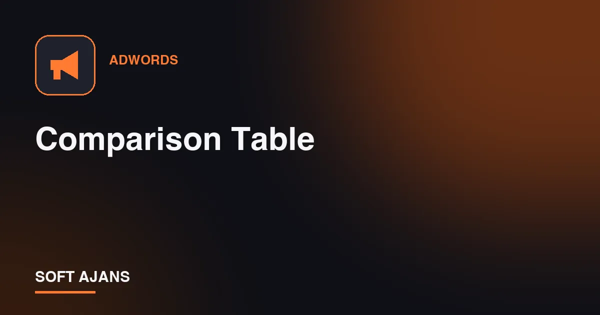 Comparison Table