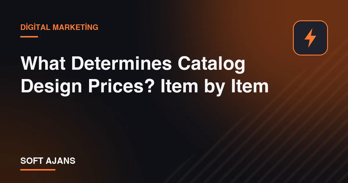 What Determines Catalog Design Prices? Item by Item