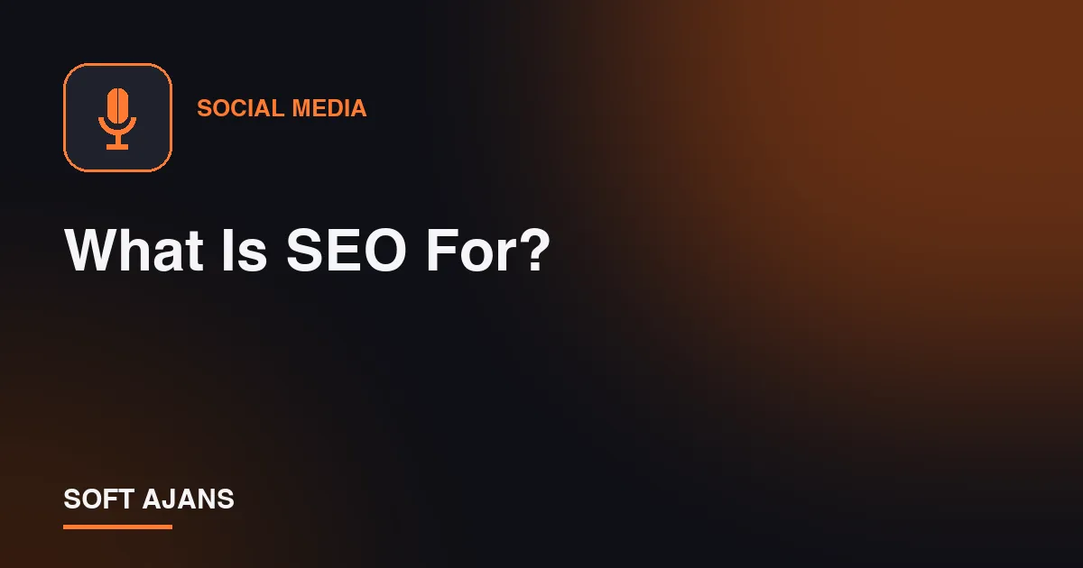 What Is SEO For?