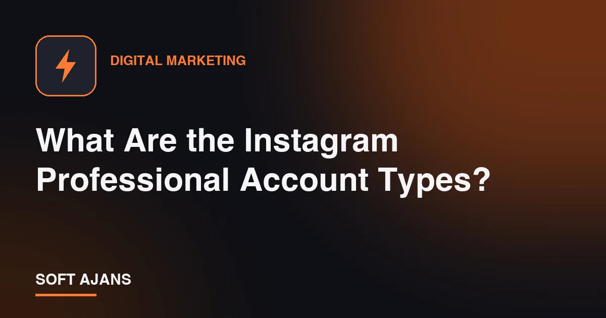 What Are the Instagram Professional Account Types?