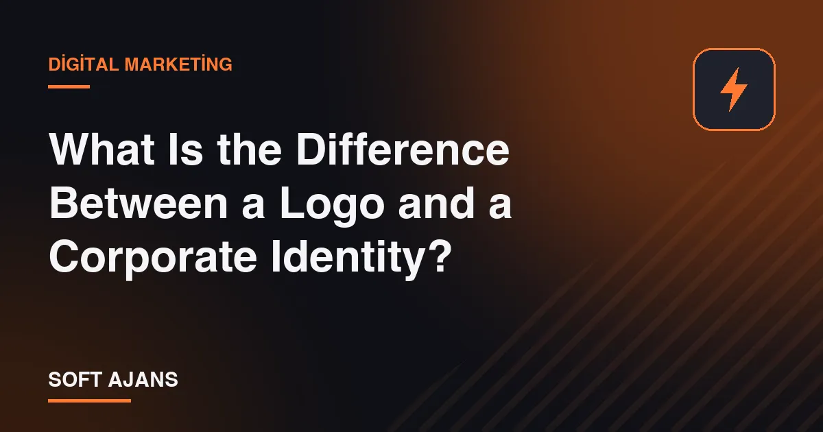 What Is the Difference Between a Logo and a Corporate Identity? What Is the Difference Between a Logo and a Corporate Identity?