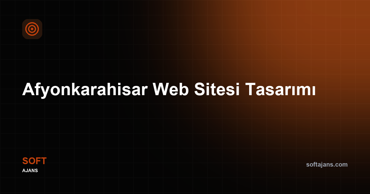 Afyonkarahisar Web Sitesi Tasarımı