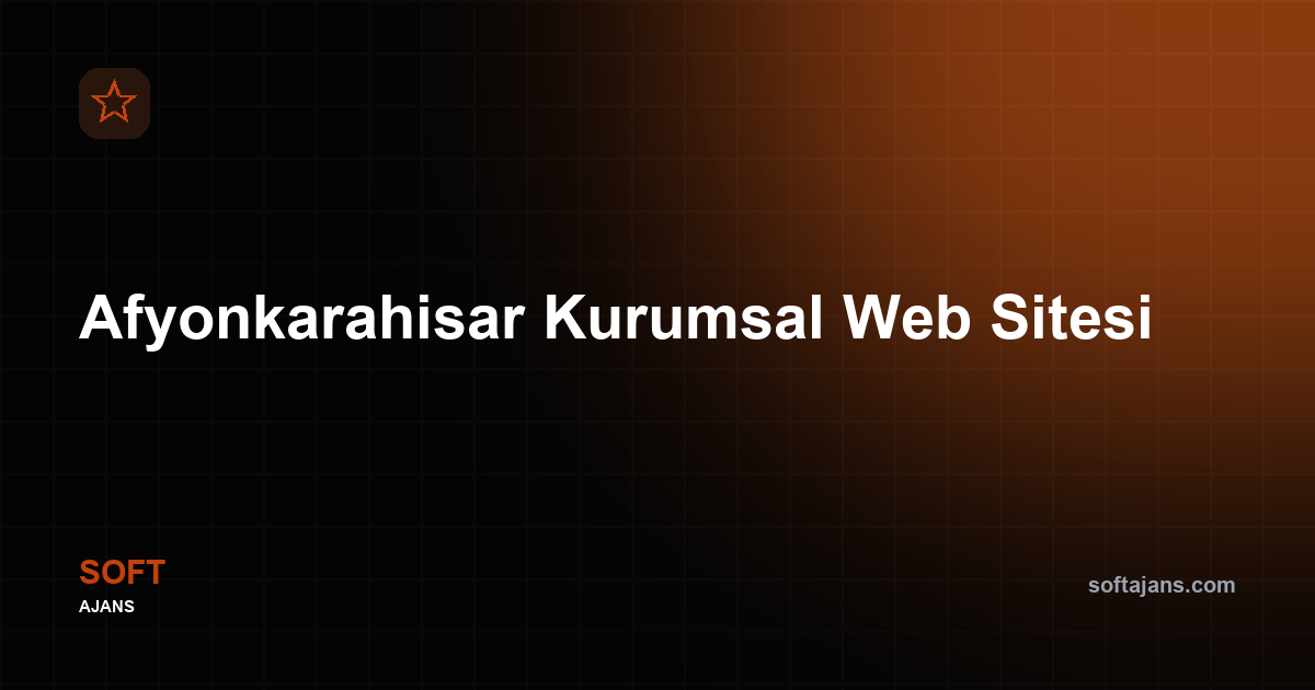 Afyonkarahisar Kurumsal Web Sitesi