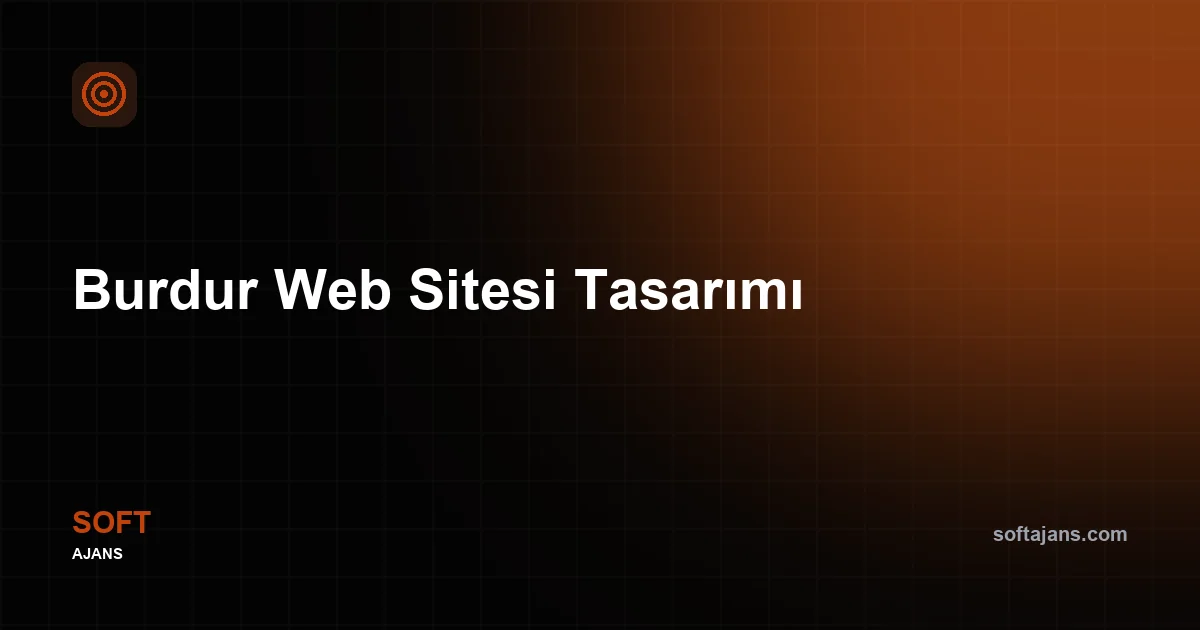 Burdur Web Sitesi Tasarımı