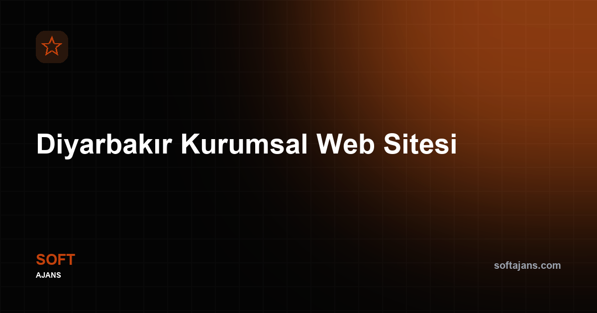 Diyarbakır Kurumsal Web Sitesi