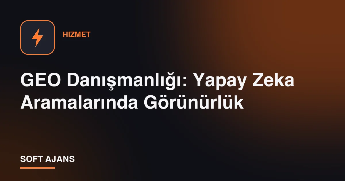 GEO Danışmanlığı