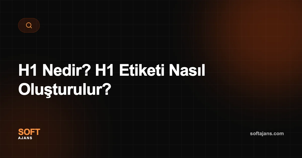 H1 Nedir? H1 Etiketi Nasıl Oluşturulur?