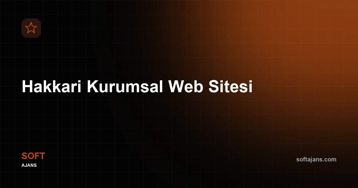 Hakkari Kurumsal Web Sitesi