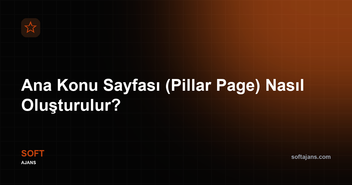 Ana konu sayfası nasıl oluşturulur