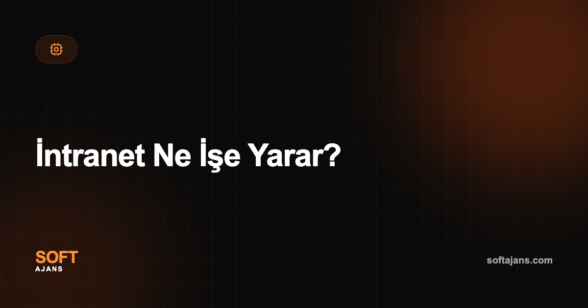 İntranet Ne İşe Yarar?