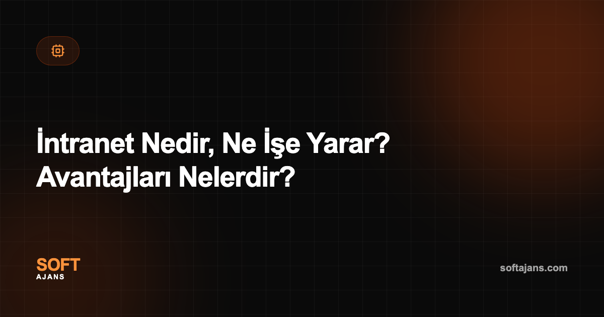 İntranet Nedir, Ne İşe Yarar? Avantajları Nelerdir?