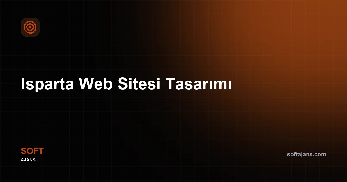 Isparta Web Sitesi Tasarımı