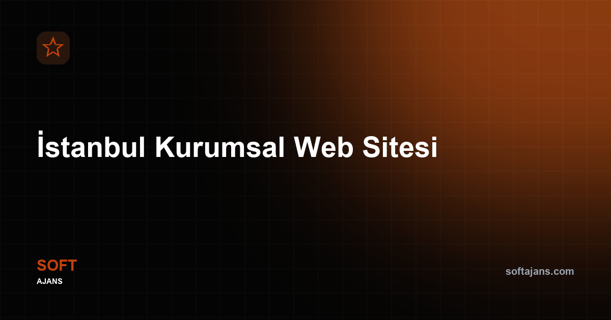 İstanbul Kurumsal Web Sitesi
