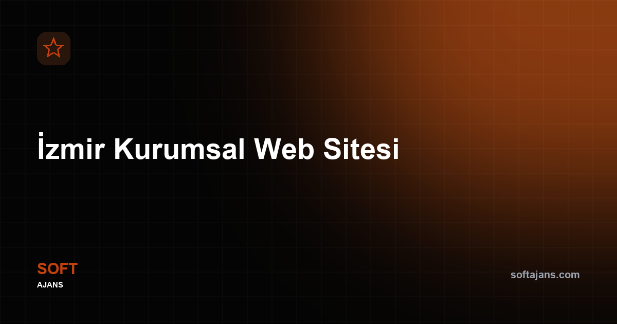 İzmir Kurumsal Web Sitesi