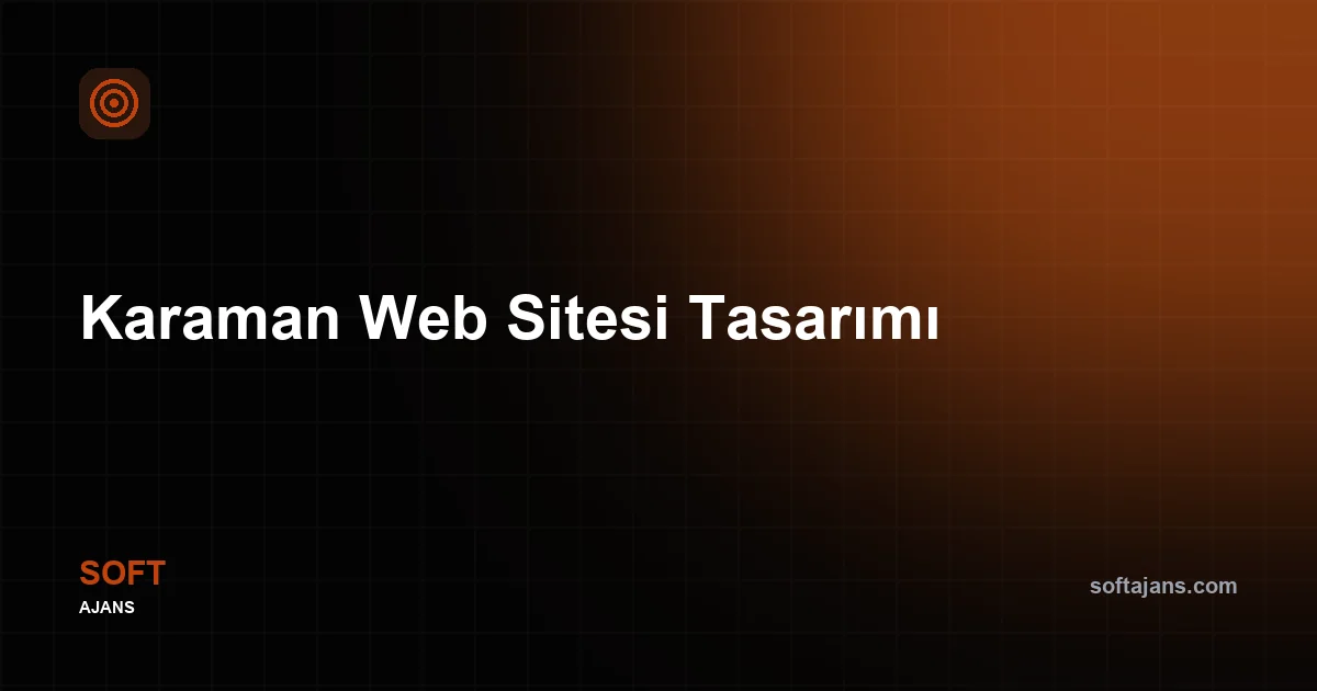 Karaman Web Sitesi Tasarımı