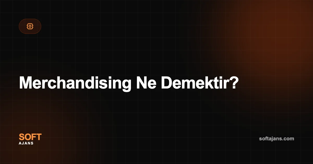 Merchandising Ne Demektir?