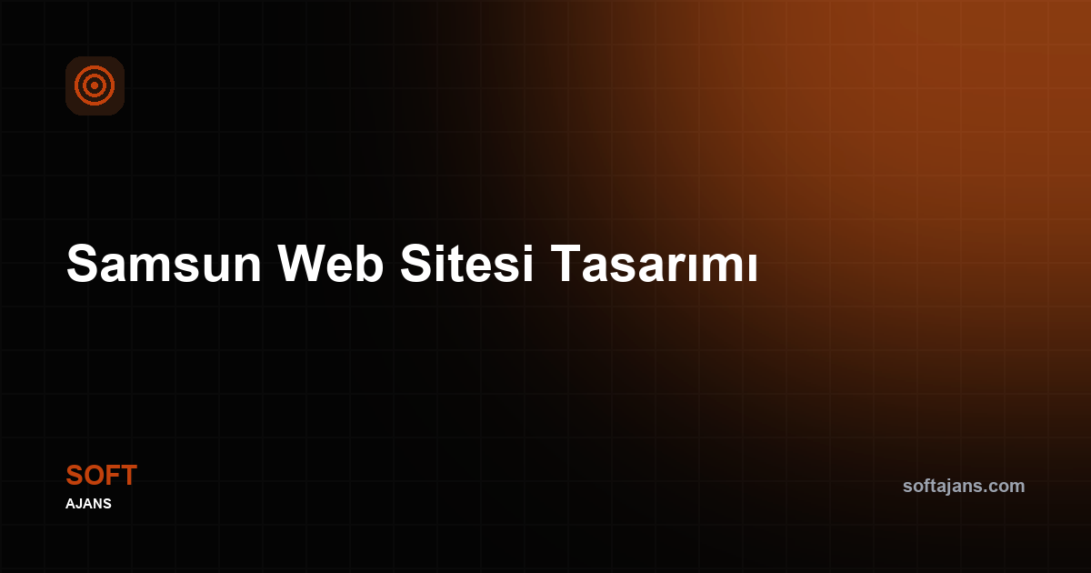 Samsun Web Sitesi Tasarımı