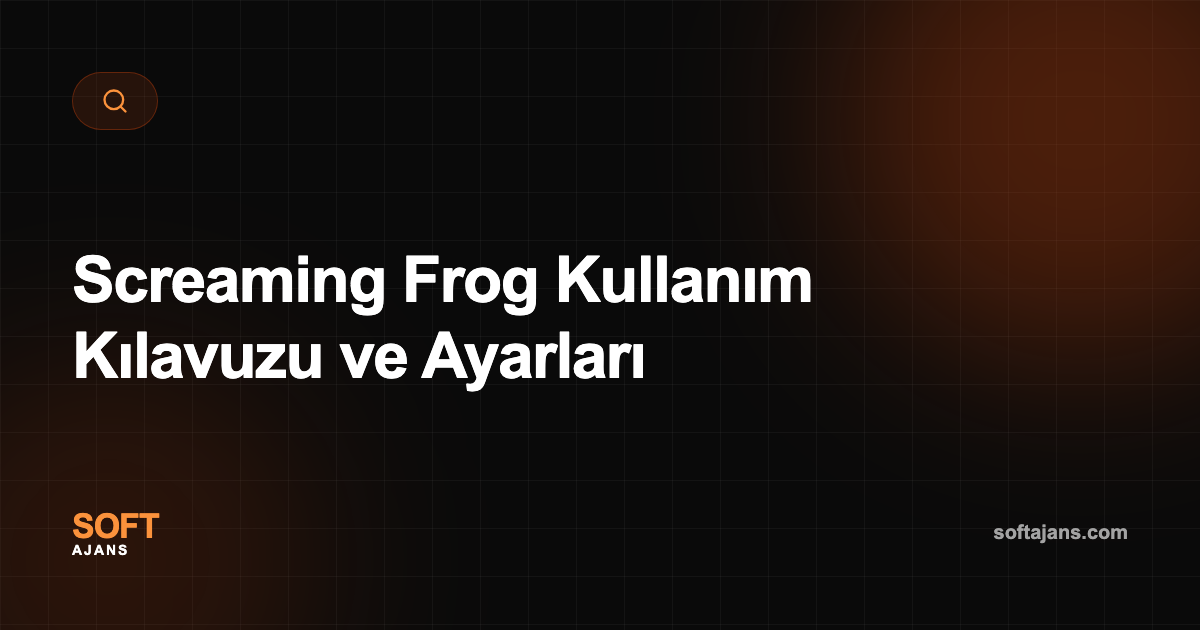 Screaming Frog Kullanım Kılavuzu ve Ayarları