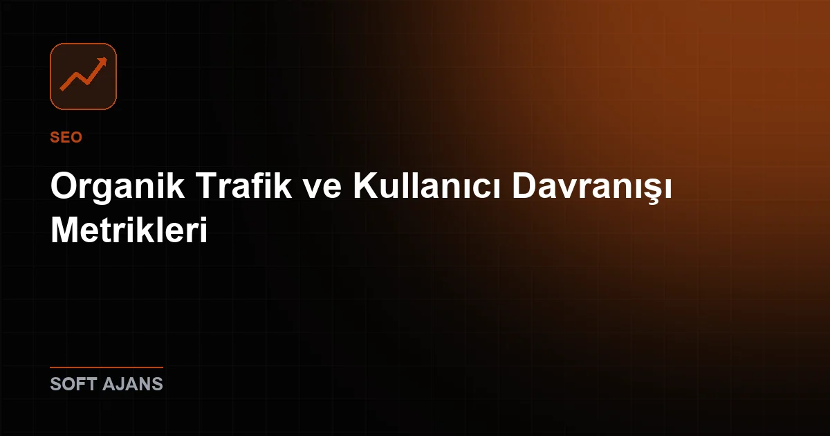 Organik Trafik ve Kullanıcı Davranışı Metrikleri