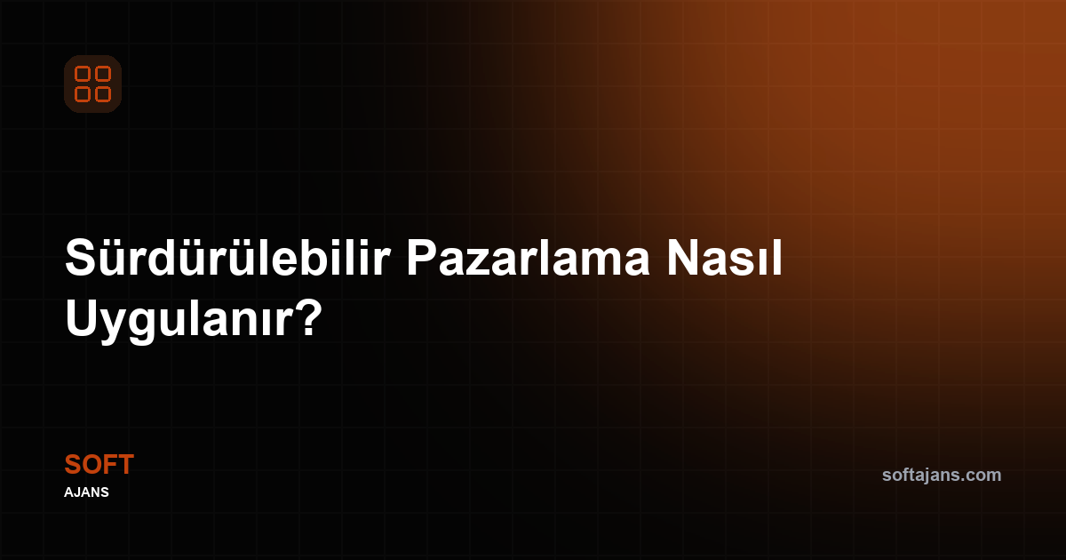 Sürdürülebilir e-ticaret ve pazarlama nedir