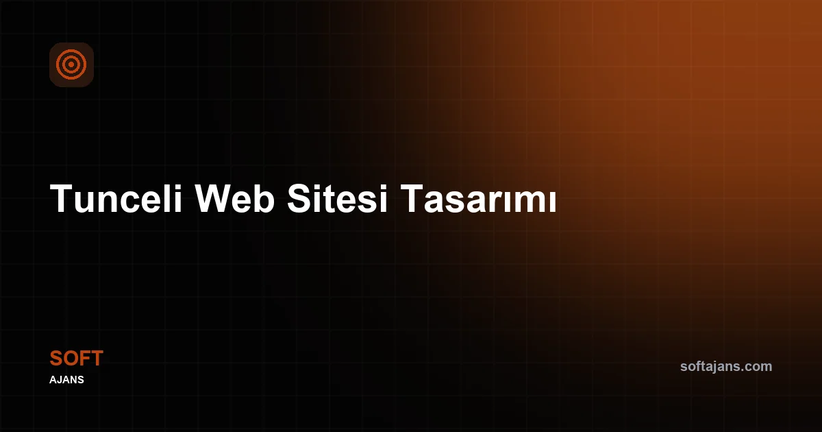 Tunceli Web Sitesi Tasarımı