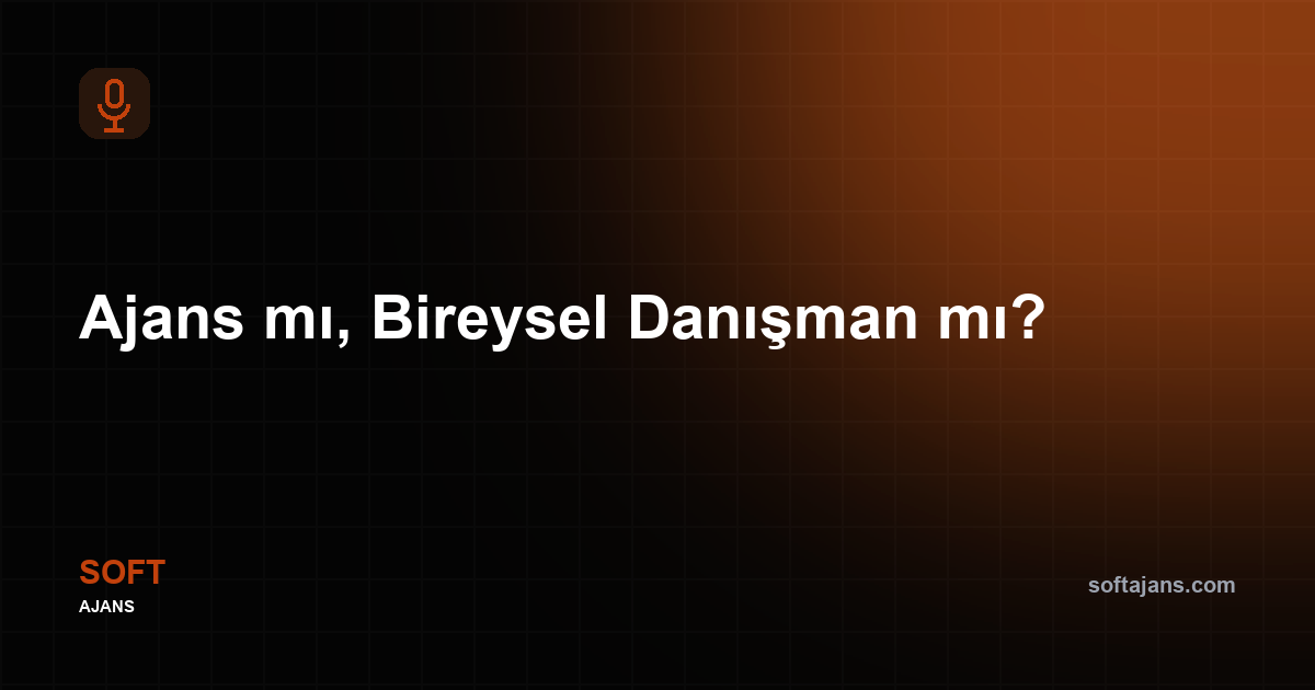 Ajans mı, bireysel danışman mı tercih edilmeli