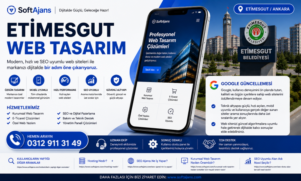 Etimesgut Web Tasarım