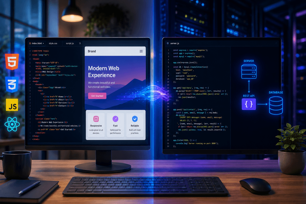 Front-End ve Back-End Nedir