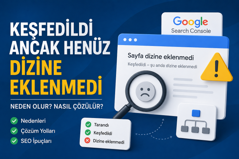Keşfedildi Ancak Henüz Dizine Eklenmedi | Çözümü